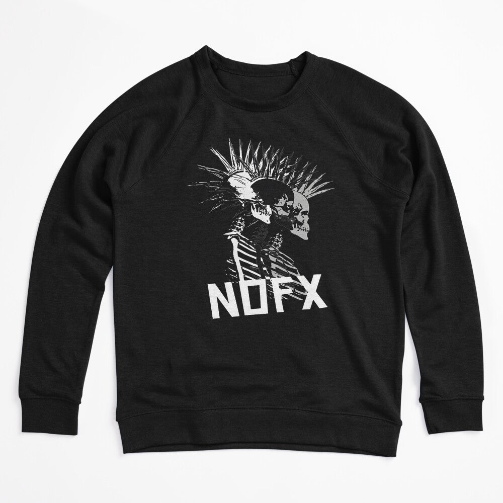 Skull Punk Rock Graphic Design With Edgy Attitude Shirt