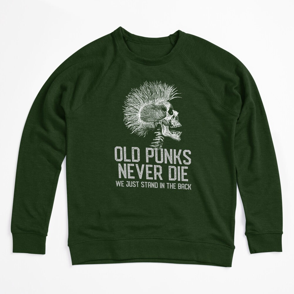 Old Punks Never Die We Just Stand In The Back Shirt