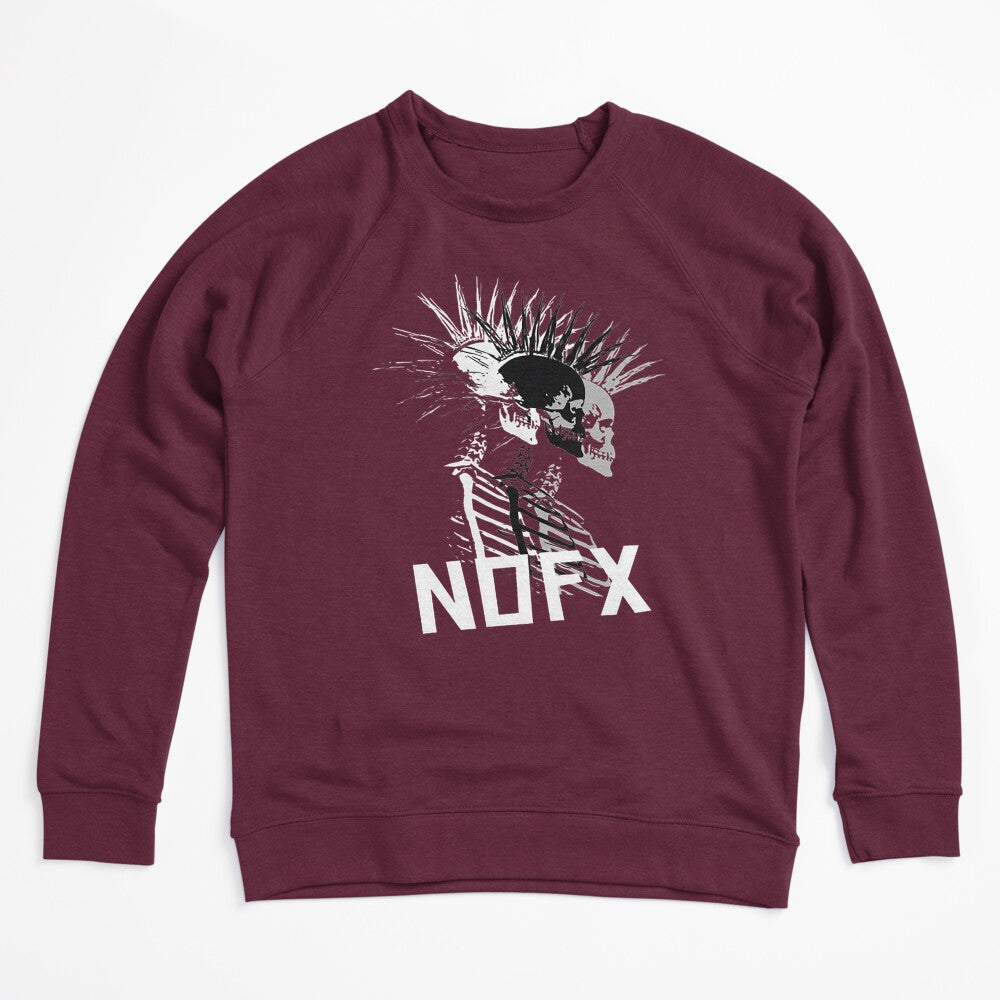 Skull Punk Rock Graphic Design With Edgy Attitude Shirt