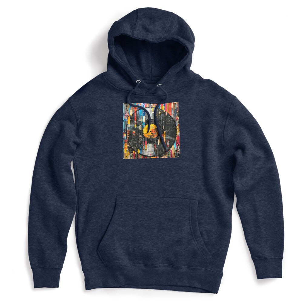 Vintage Vinyl Record Print Shirt