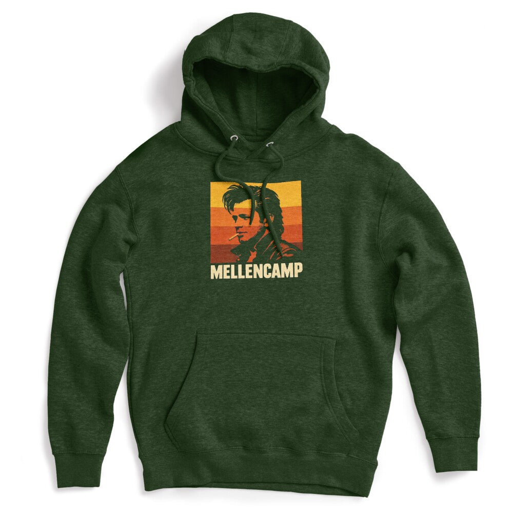 John Mellencamp Retro Americana Rock Tribute Design Shirt