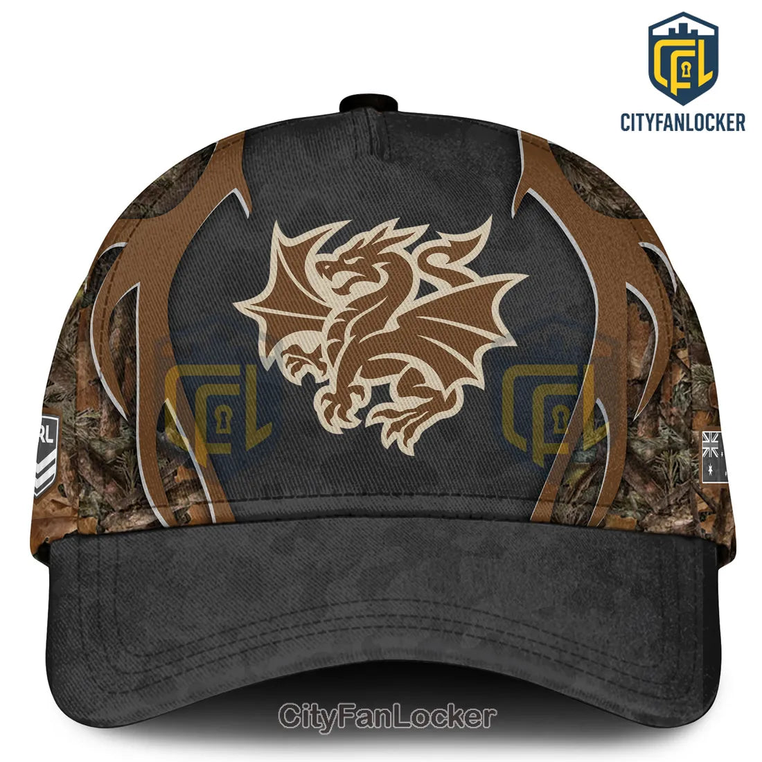 St George Illawarra Dragons NRL Hunting Season Camo Hoodie