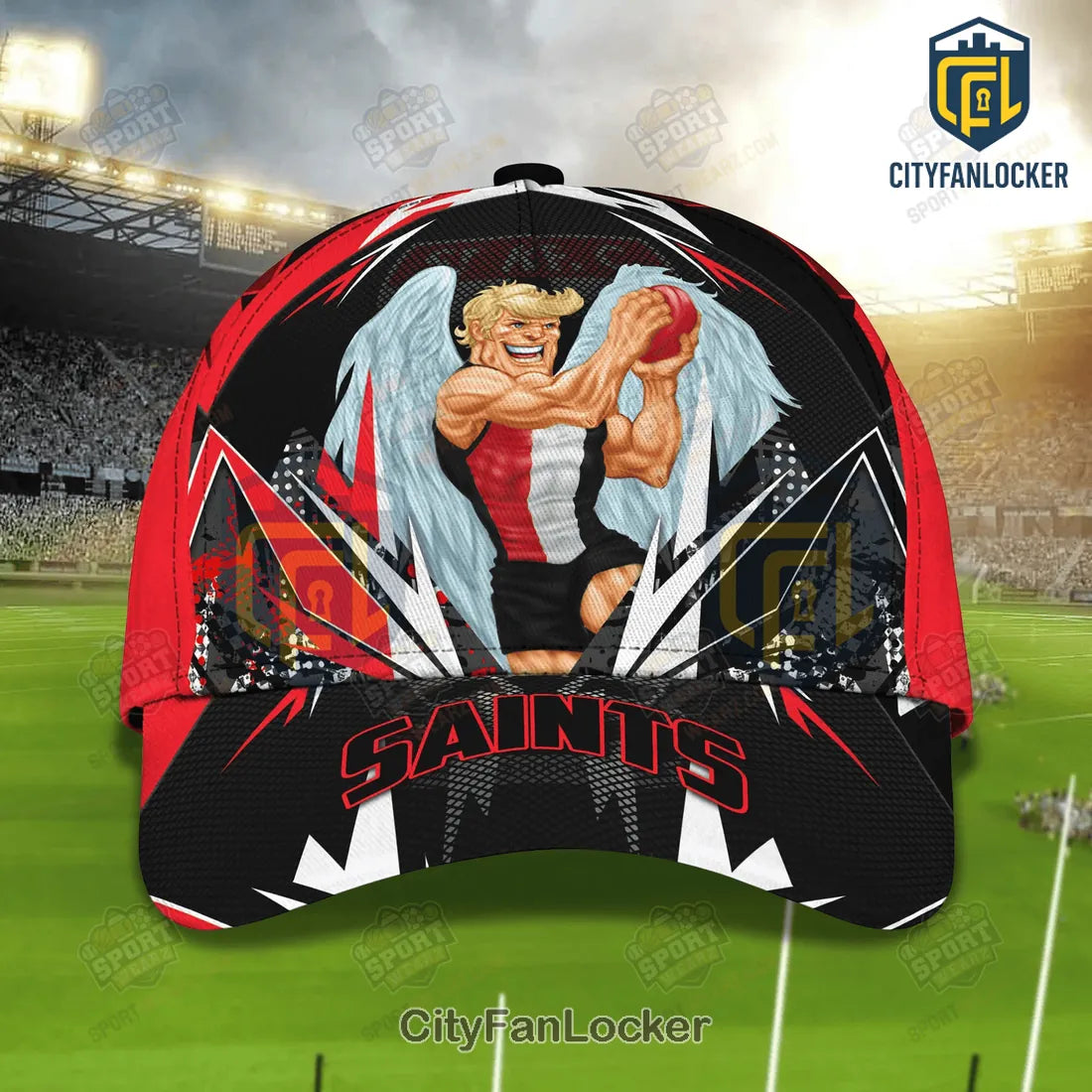 St Kilda Saints Mascot Premium Baseball Cap