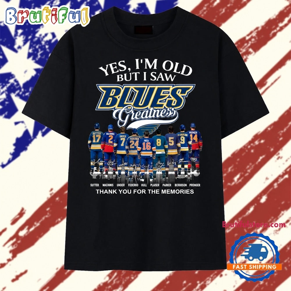 St. Louis Blues Legends Greatness Vintage Hockey T Shirt