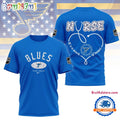 St. Louis Blues NHL Nurse Appreciation Month 3D T Shirt