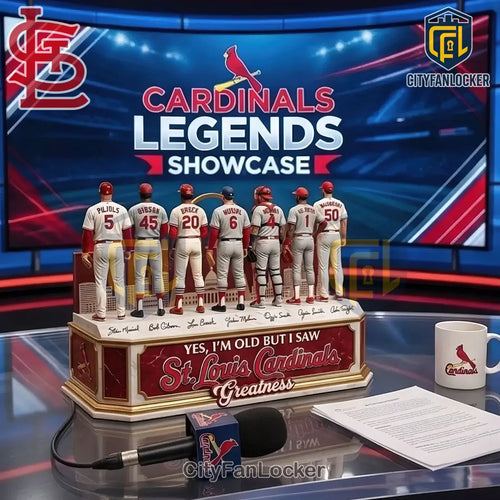 St. Louis Cardinals Legends I Saw Greatness Commemorative Figure Set