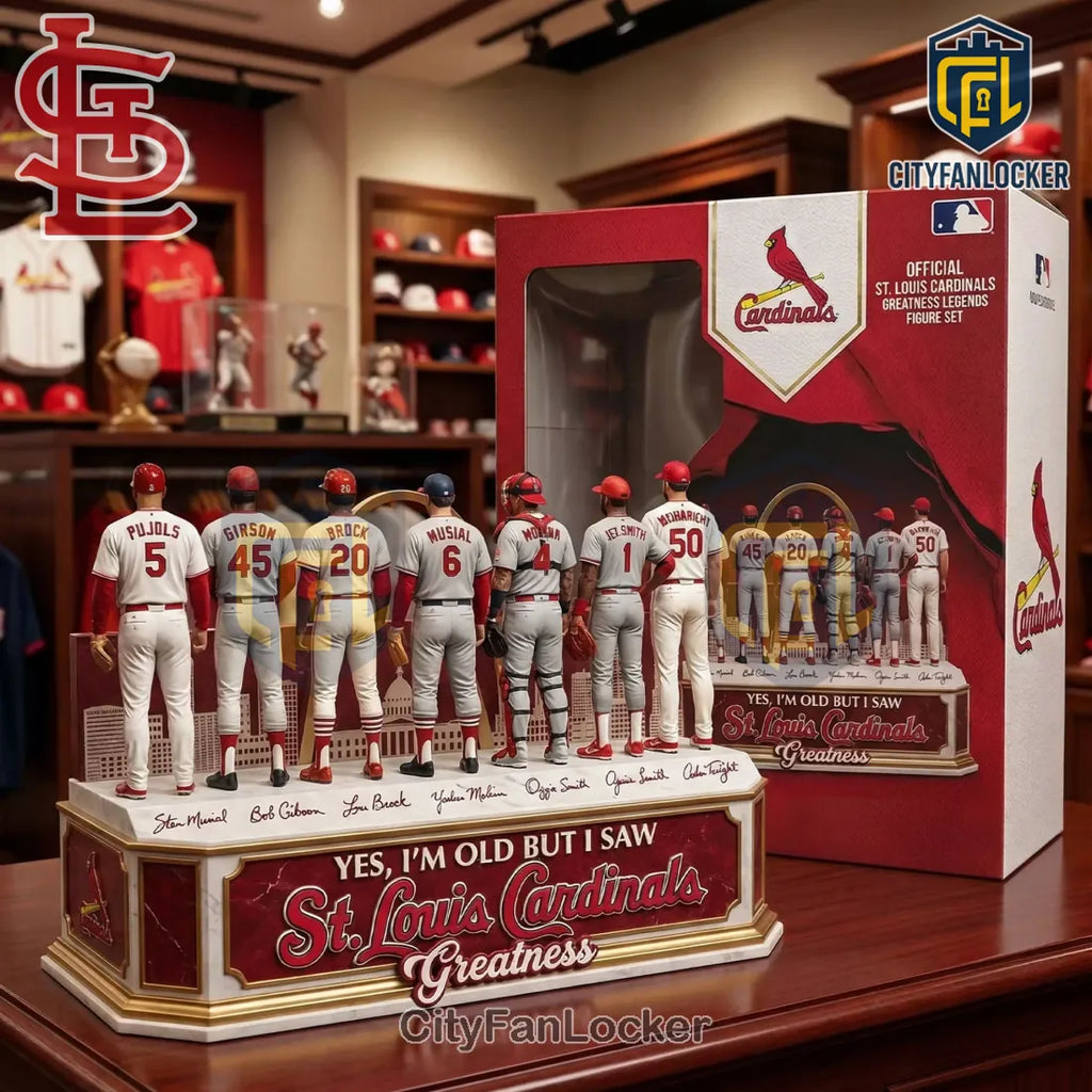 St. Louis Cardinals Legends I Saw Greatness Commemorative Figure Set