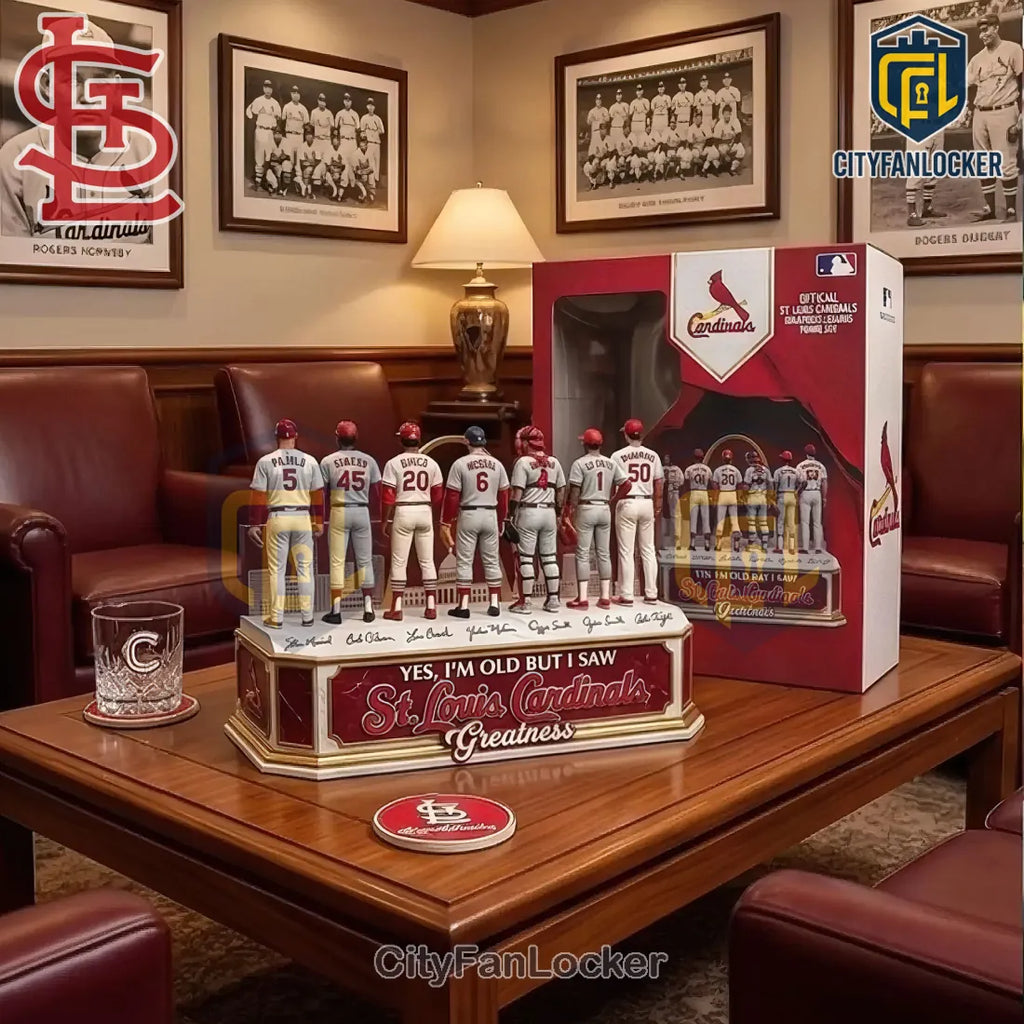 St. Louis Cardinals Legends I Saw Greatness Commemorative Figure Set