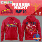 St. Louis Cardinals NURSES NIGHT Red Hoodie T-Shirt