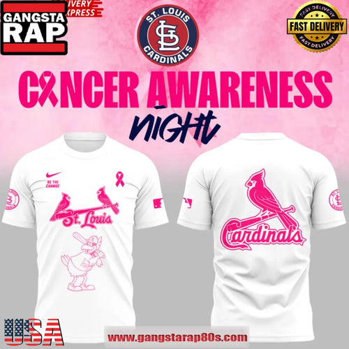 St. Louis Cardinals x Cancer Awareness Night 2025 Unisex T Shirt