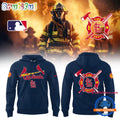 St. Louis Cardinals x Firefighter Appreciation Night 2025 Navy Hoodie