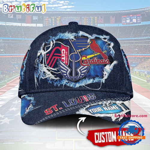 St. Louis Sports All Over Print Cap Hats