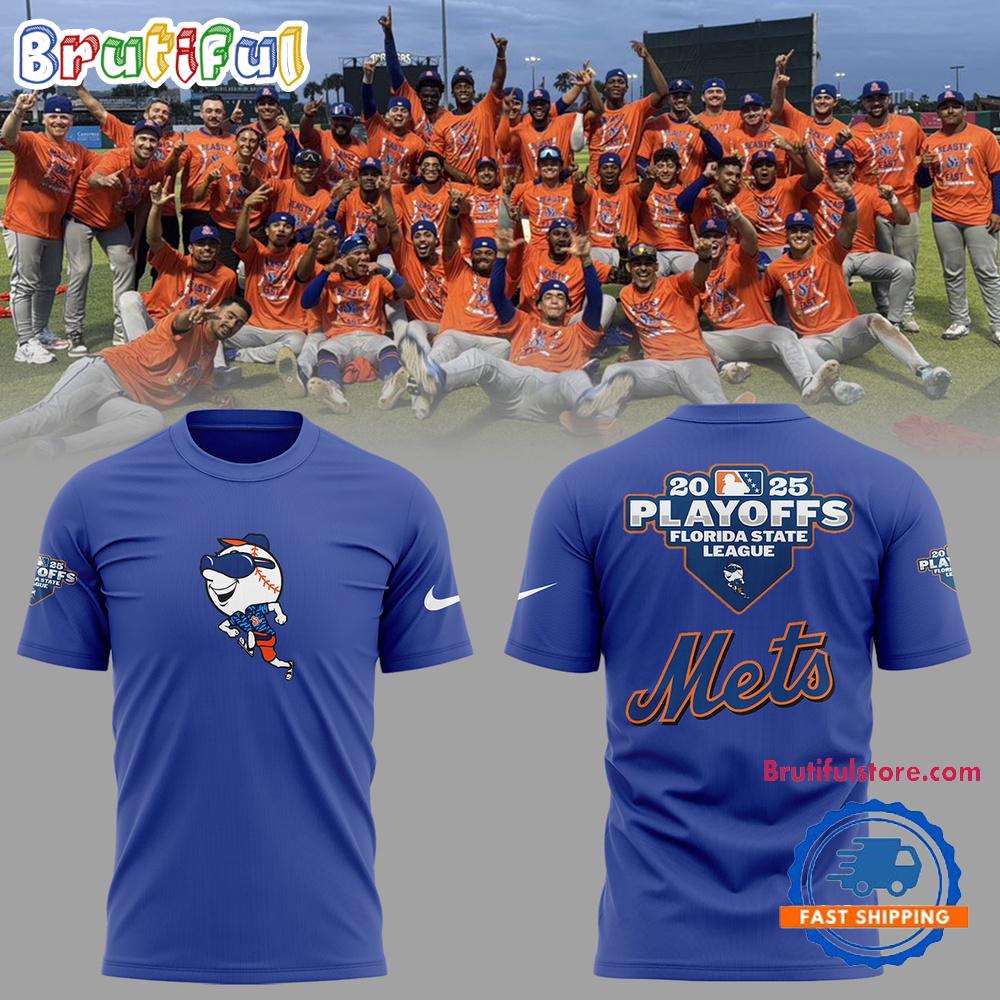 St. Lucie Mets 2025 Playoffs Florida State League Limited Edition Hoodie T-Shirt