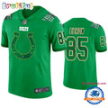 St. Patricks Day Indianapolis Colts #85 Eric Ebron Kelly Green Football Jersey