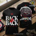 Stade Toulousain Quadruple Champions 2026 Black T-Shirt