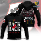 Stade Toulousain Quadruple Champions 2026 Black T-Shirt