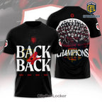 Stade Toulousain Quadruple Champions 2026 Black T-Shirt