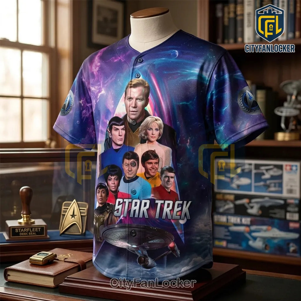 Star Trek 1966-2026 Anniversary Cast Baseball Jersey