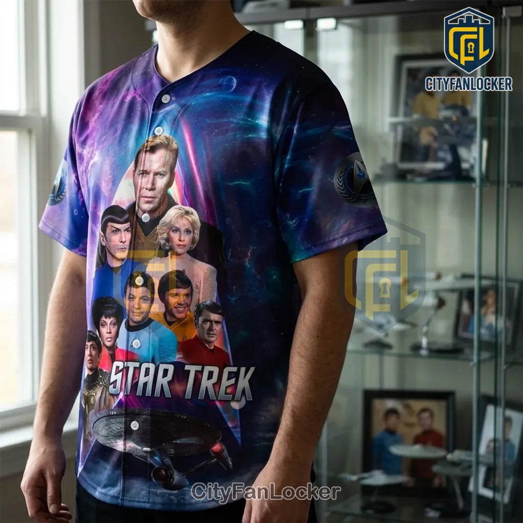 Star Trek 1966-2026 Anniversary Cast Baseball Jersey
