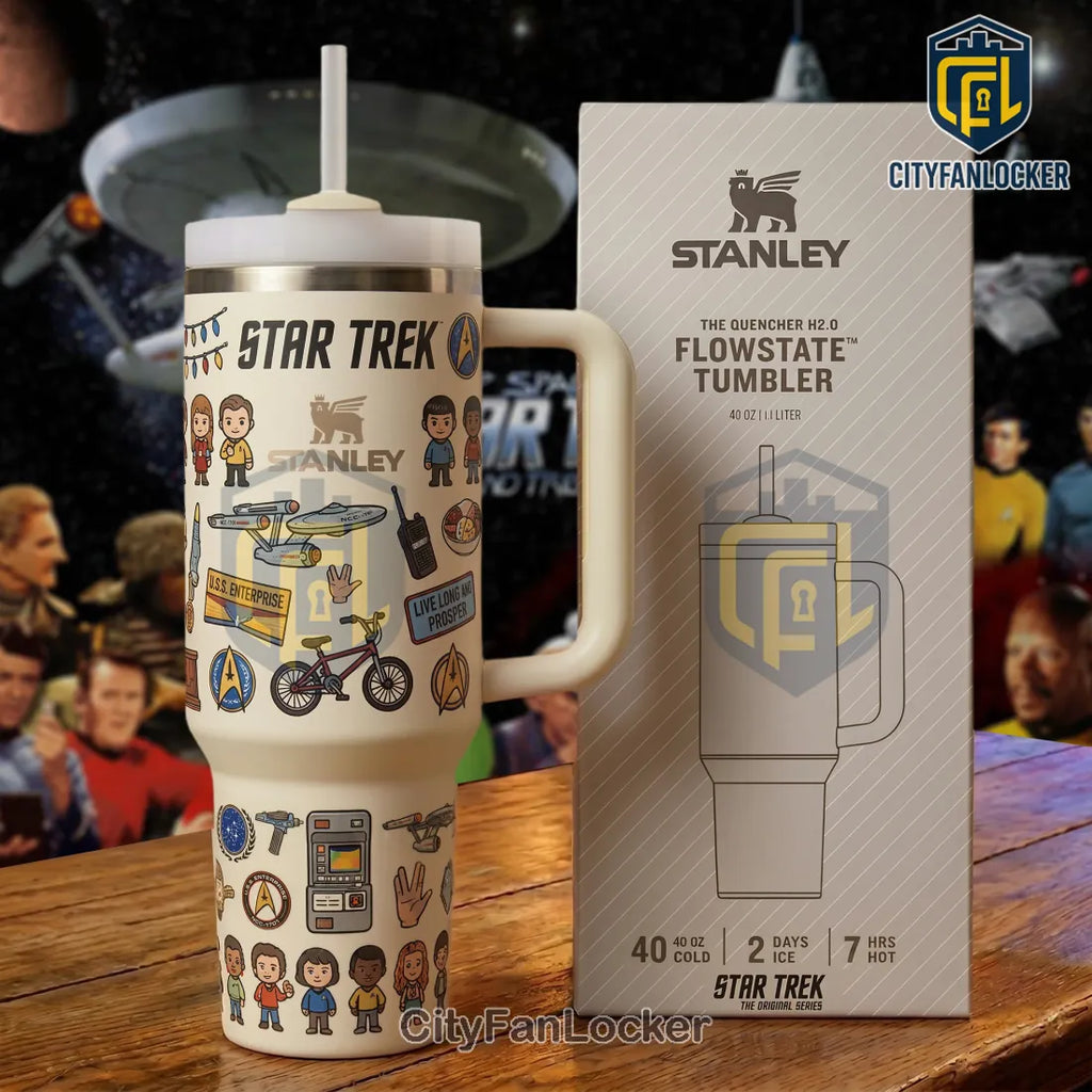 Star Trek Stanley Limited Edition 40oz The Original Series Flowstate Tumbler