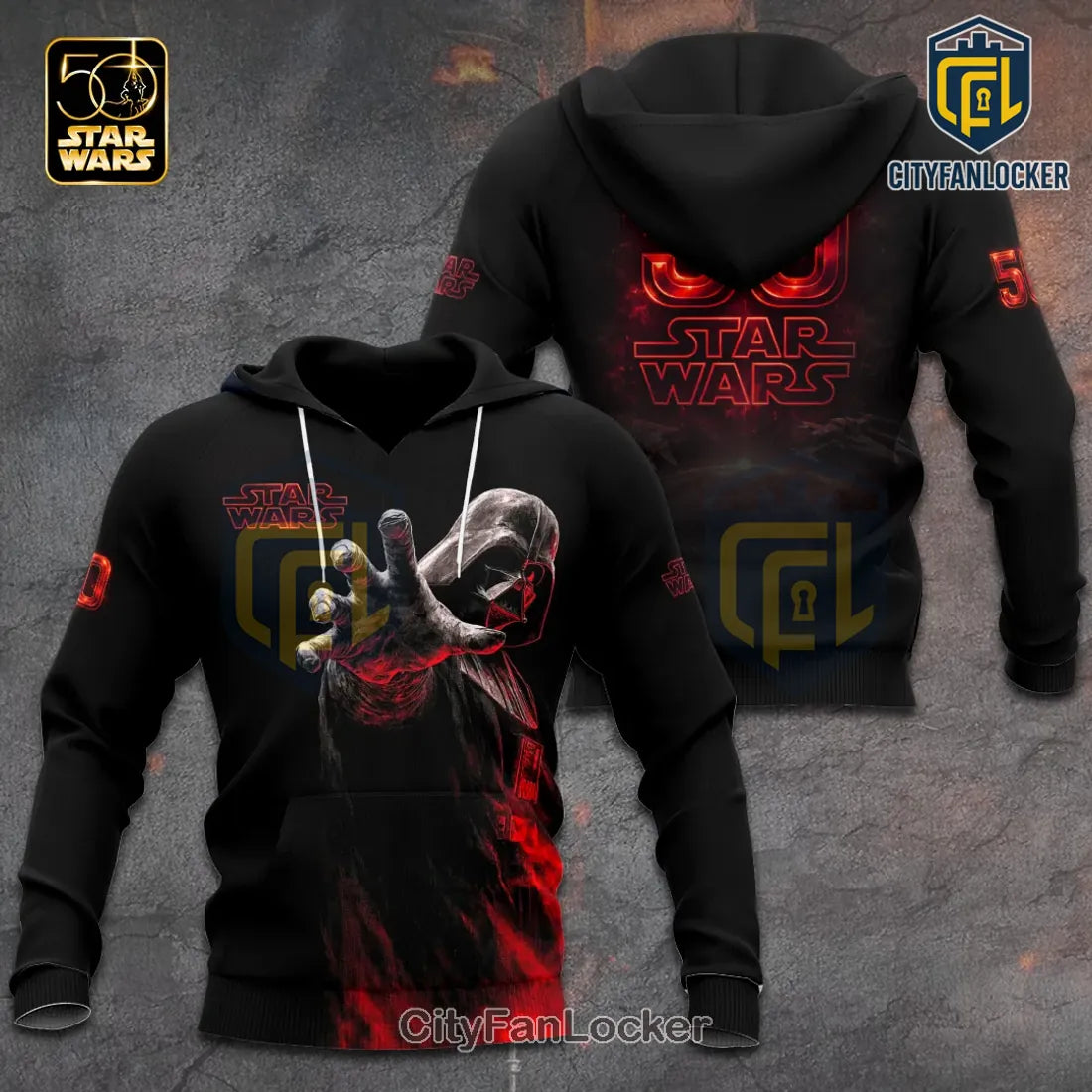 Star Wars 50th Anniversary Darth Vader Commemorative Hoodie