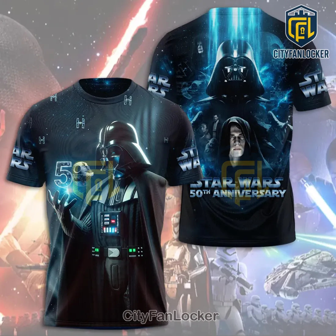 Star Wars 50th Anniversary Darth Vader T-Shirt