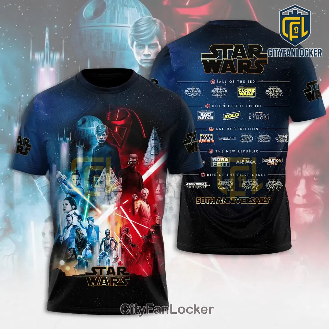 Star Wars 50th Anniversary Galactic Saga Hoodie