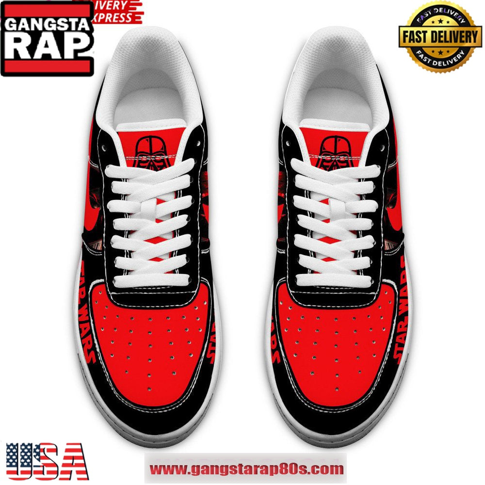 Star Wars Darth Vader Limited Edition Air Force 1 Running Sneakers Shoes