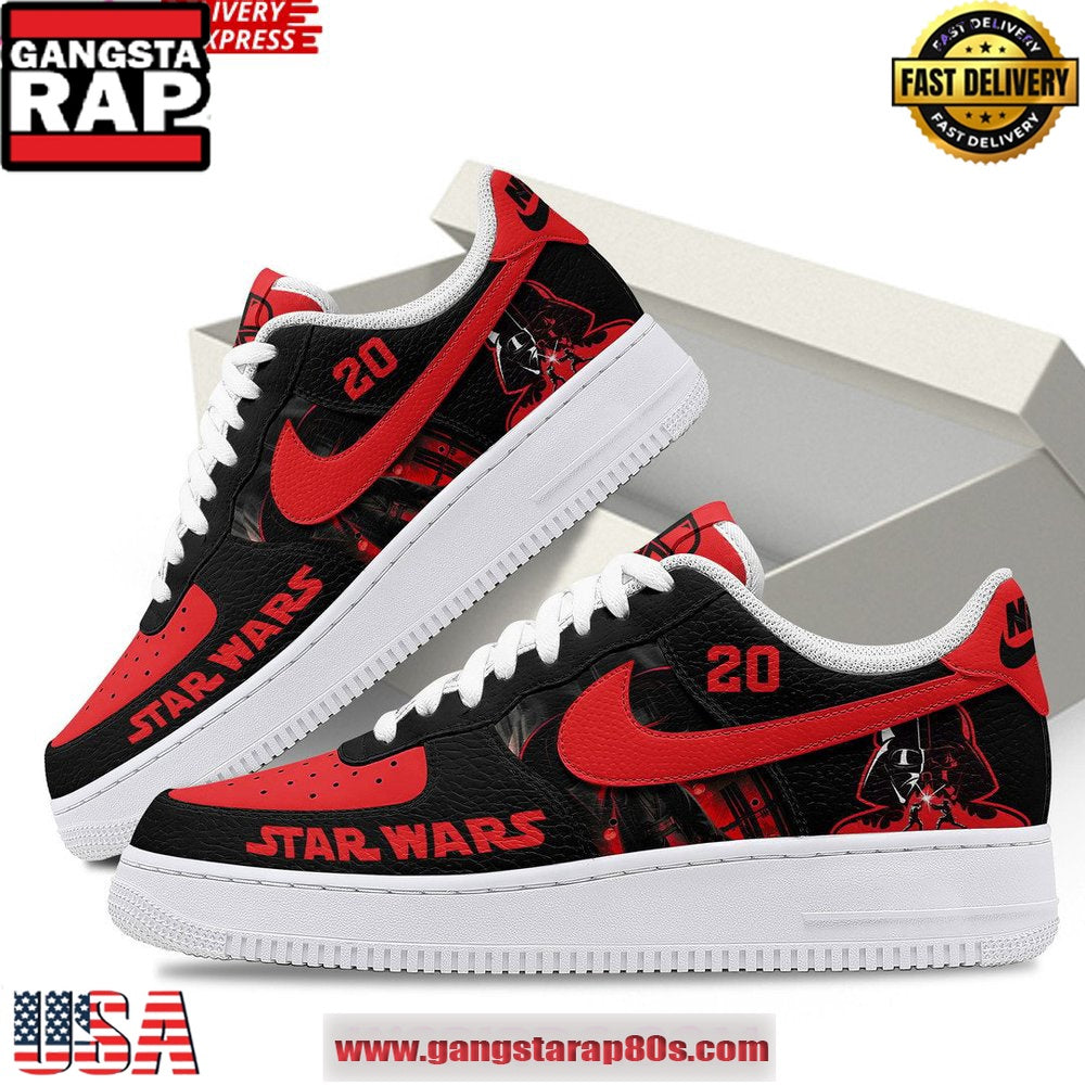 Star Wars Darth Vader Limited Edition Air Force 1 Running Sneakers Shoes
