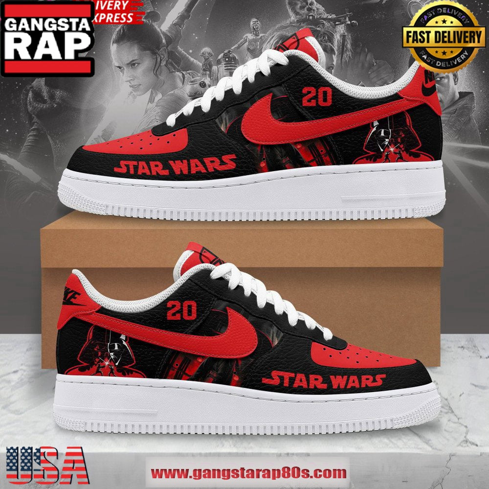 Star Wars Darth Vader Limited Edition Air Force 1 Running Sneakers Shoes