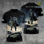 Star Wars Mandalorian Grogu Epic Scene Hoodie