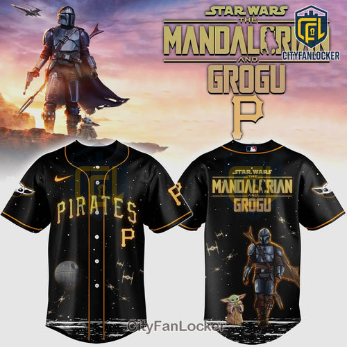Star Wars Mandalorian Grogu Pittsburgh Pirates Limited Edition Jersey
