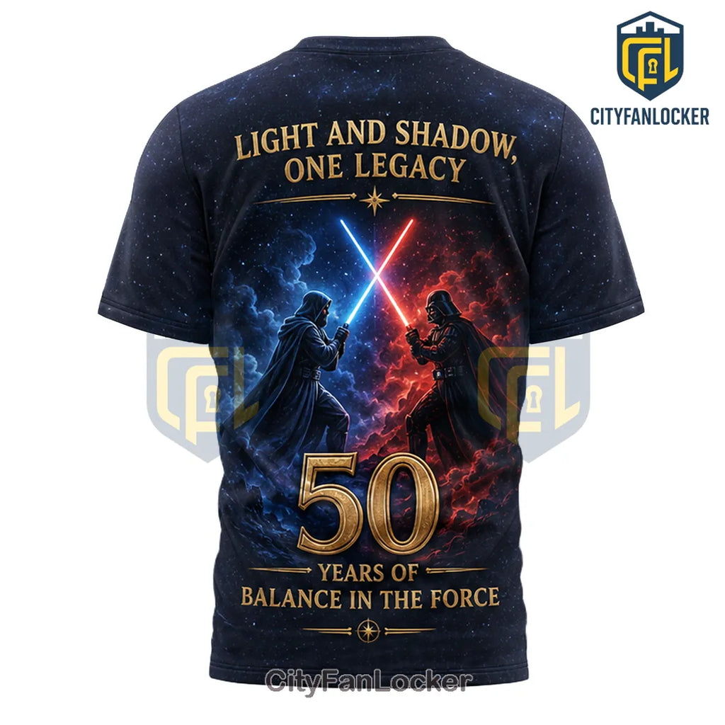 Star Wars May The Force Be With You 50th Anniversary T-Shirt