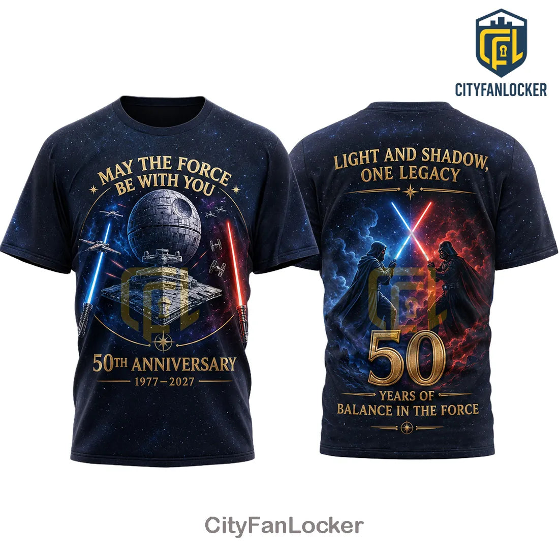 Star Wars May The Force Be With You 50th Anniversary T-Shirt