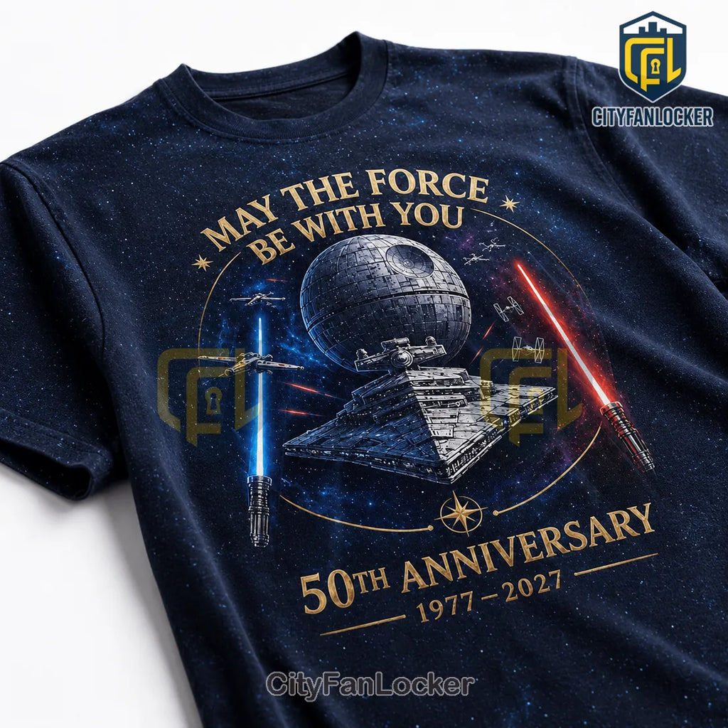 Star Wars May The Force Be With You 50th Anniversary T-Shirt