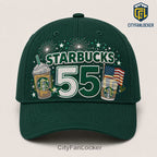 Starbucks 55th Anniversary Dark Green Baseball Cap