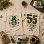 Starbucks 55th Anniversary Vintage Cream T-Shirt