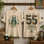 Starbucks 55th Anniversary Vintage Cream T-Shirt