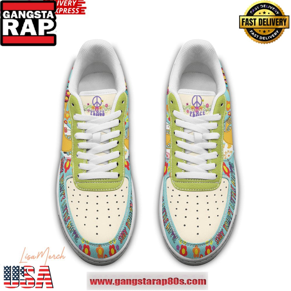 Stay Trippy Little Hippie Limited Air Force 1 Running Sneakers Shoes