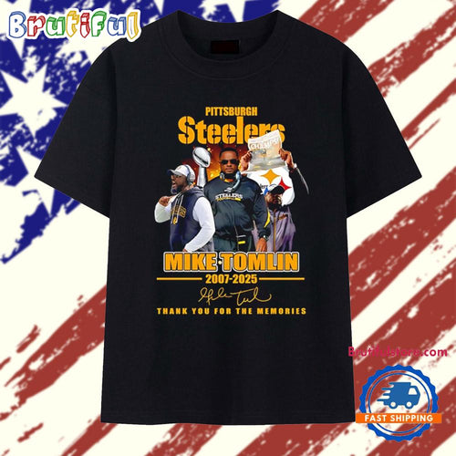 Steelers Mike Tomlin 2007-2025 Thank You For The Memories T Shirt
