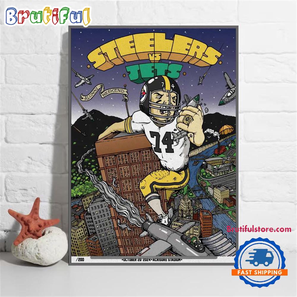 Steelers Vs Jets Acrisure Stadium Pittsburgh PA October 20 2024 Poster Canvas Art