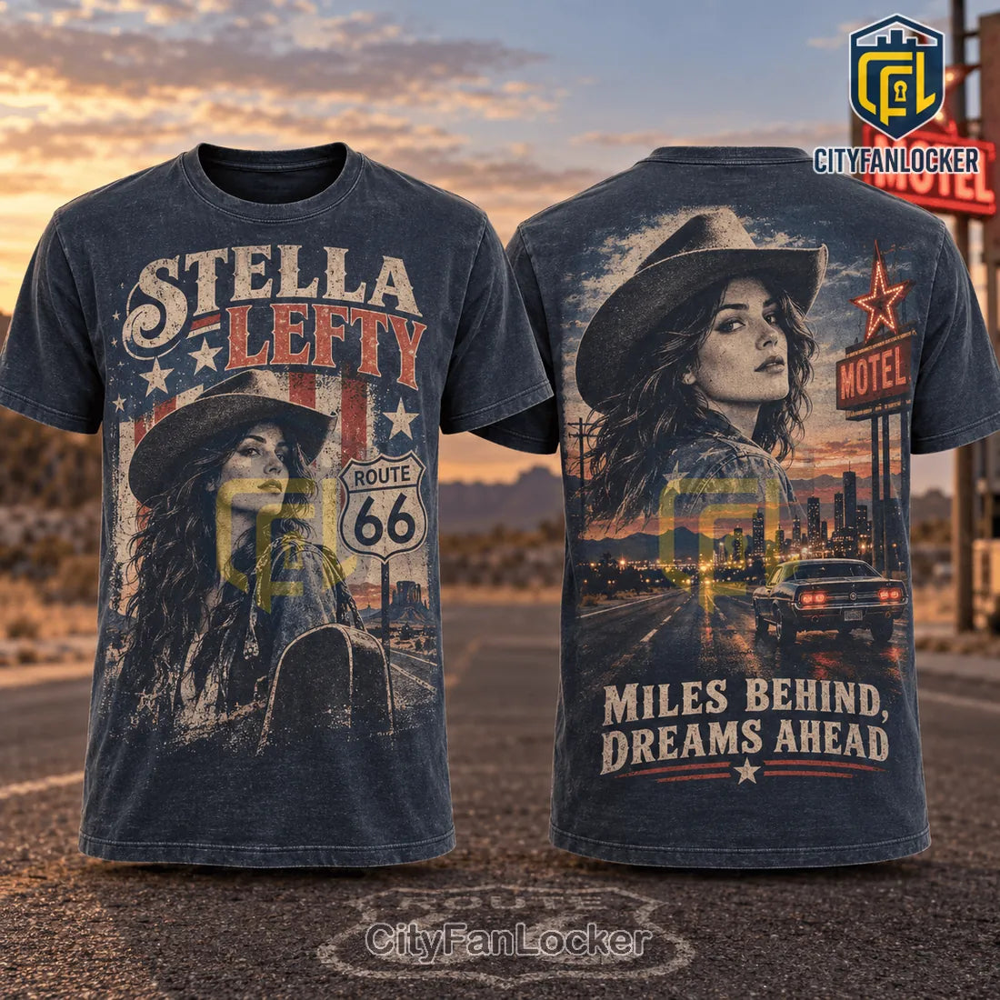 Stella Lefty Miles Behind Dreams Ahead Shirt