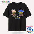 Stephen Curry and Jimmy Butler Chef and Buckets Gametime Big Head T Shirt