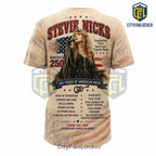 Stevie Nicks America 250 Music US Flag Vintage Collectible Graphic T-Shirt