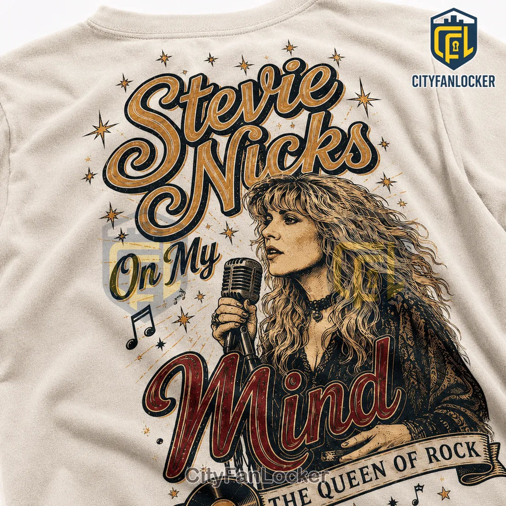 Stevie Nicks Queen of Rock and Roll Premium Collectible Graphic T-Shirt