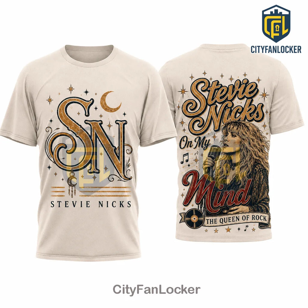 Stevie Nicks Queen of Rock and Roll Premium Collectible Graphic T-Shirt