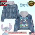 Stitch is my Spirit Animal Hooded Limited Edition Denim Jacket