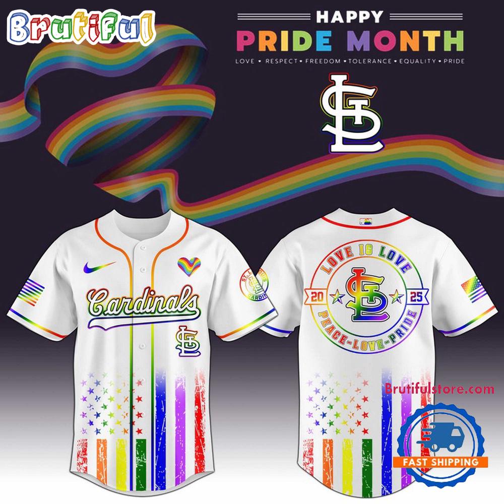 St.Louis Cardinals 2025 Happy Pride Month Limited Edition Baseball Jersey