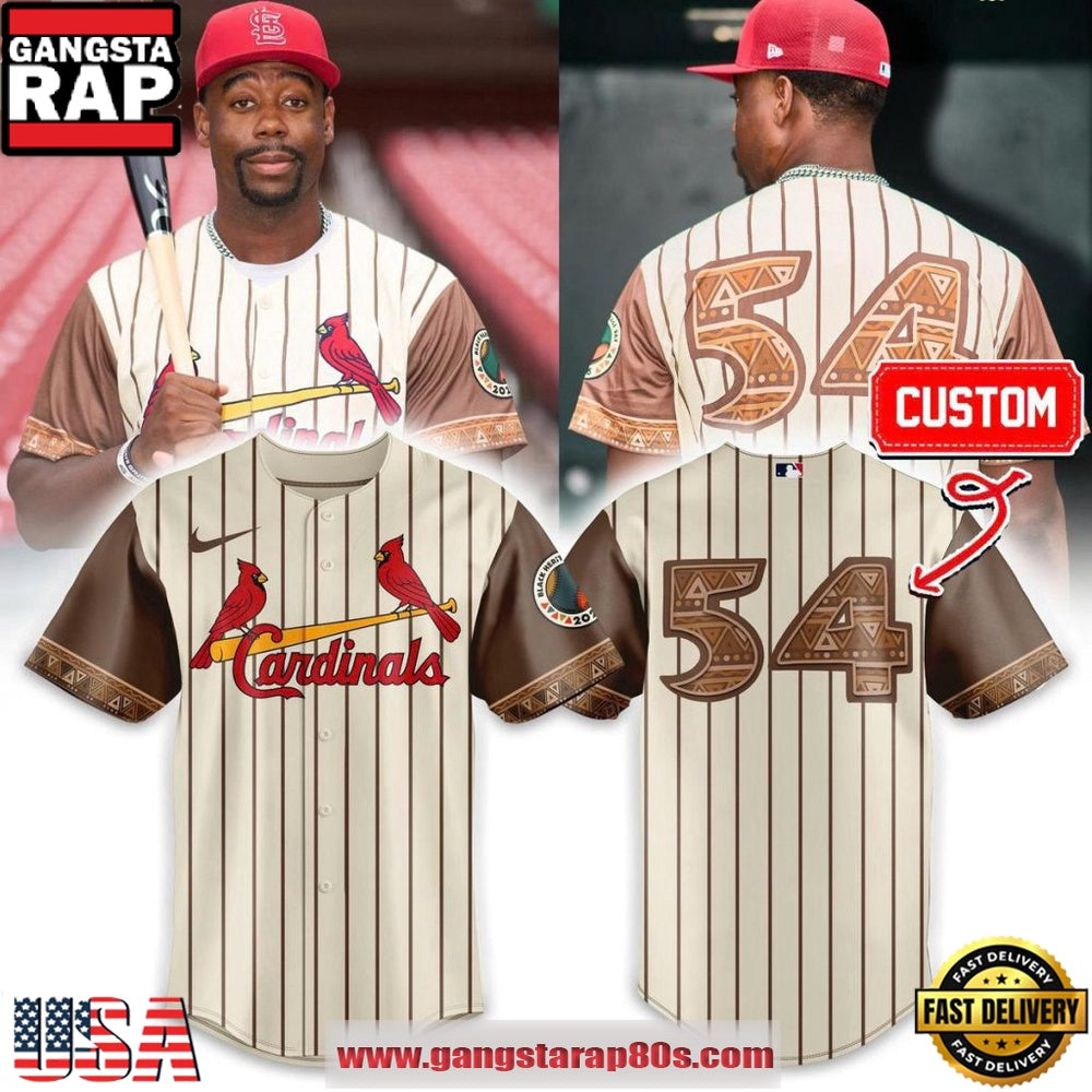 St.Louis Cardinals x Black Heritage Night 2026 Custom Baseball Jersey