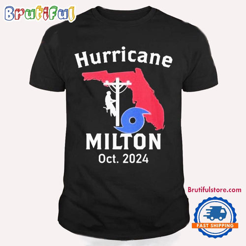 Storm Hurricane Milton Lineman Oct 2024 Unisex T Shirt